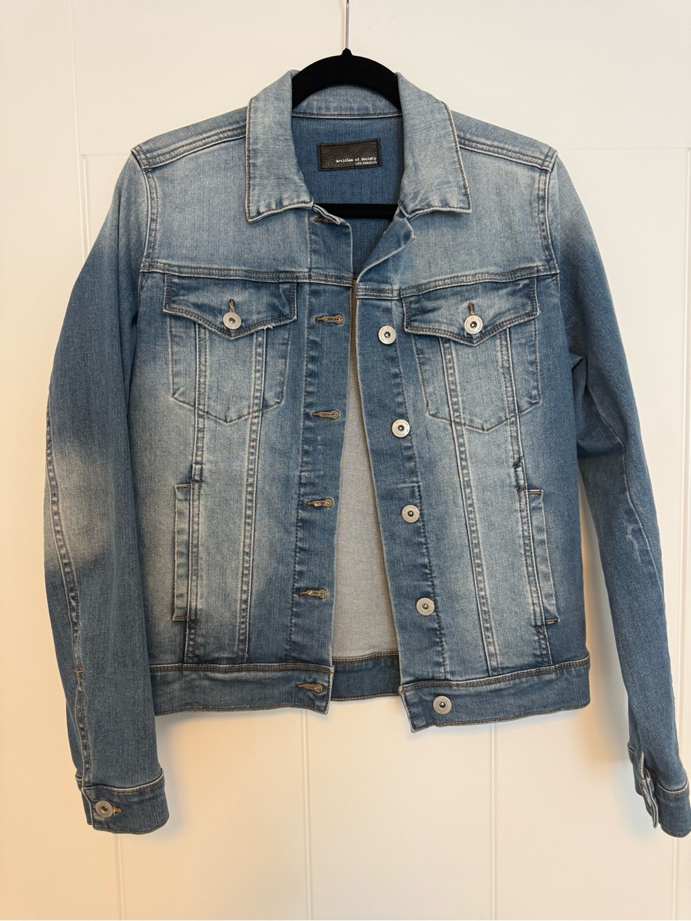 Articles Of Society Los Angelos Light Blue Denim Jacket